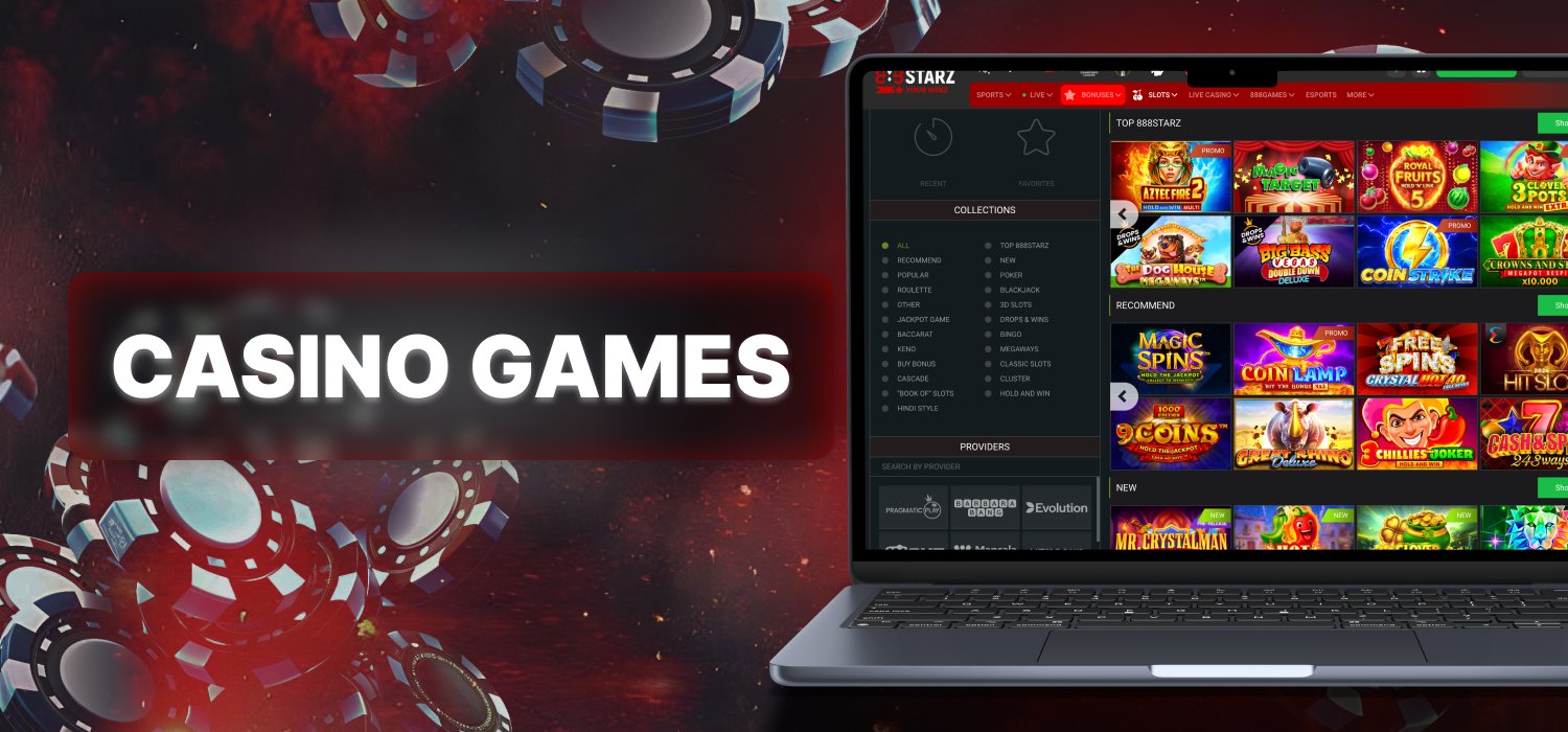 available casino games on platform