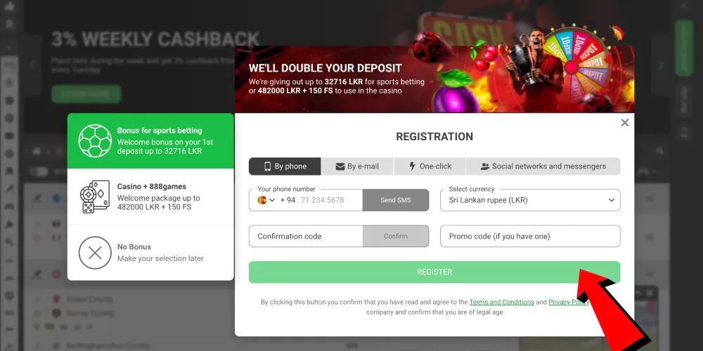 complete registration