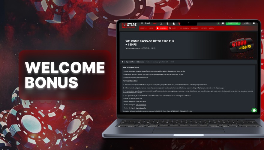 promotion after registration at 888starz